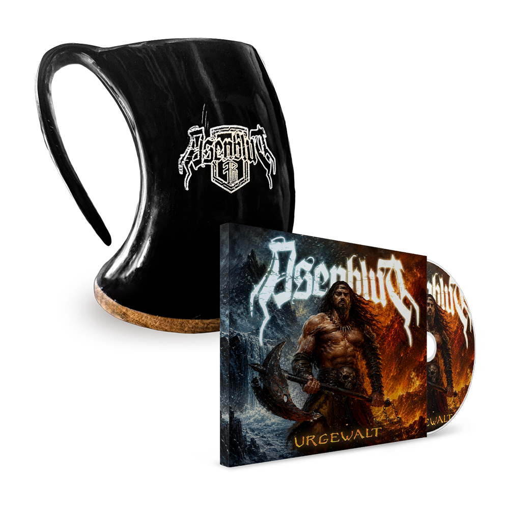 'URGEWALT' CD DigiPak + Hornbecher
